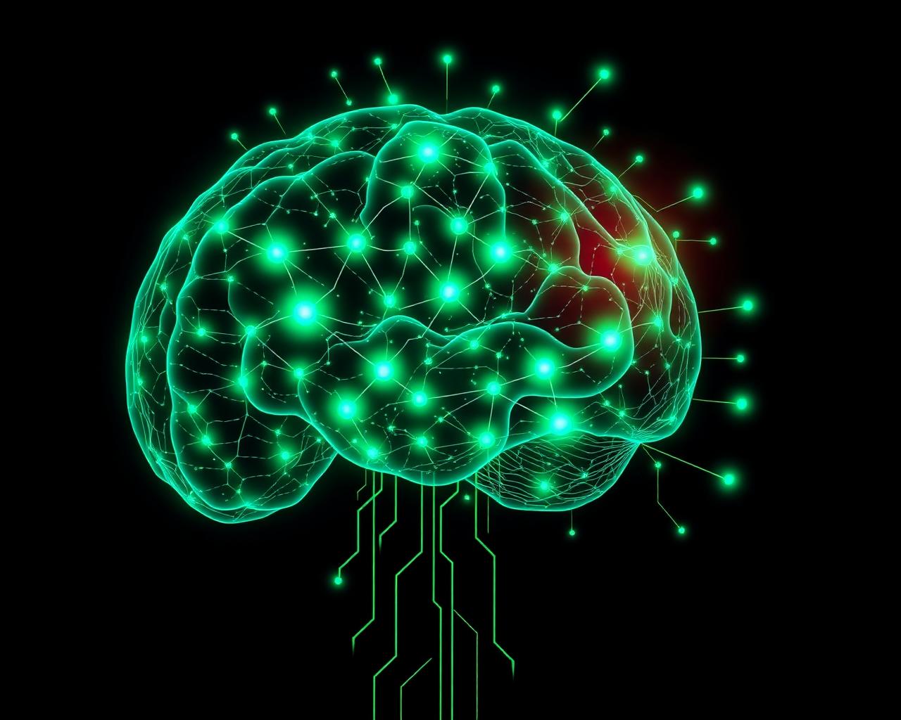 AI neural network analyzing markets